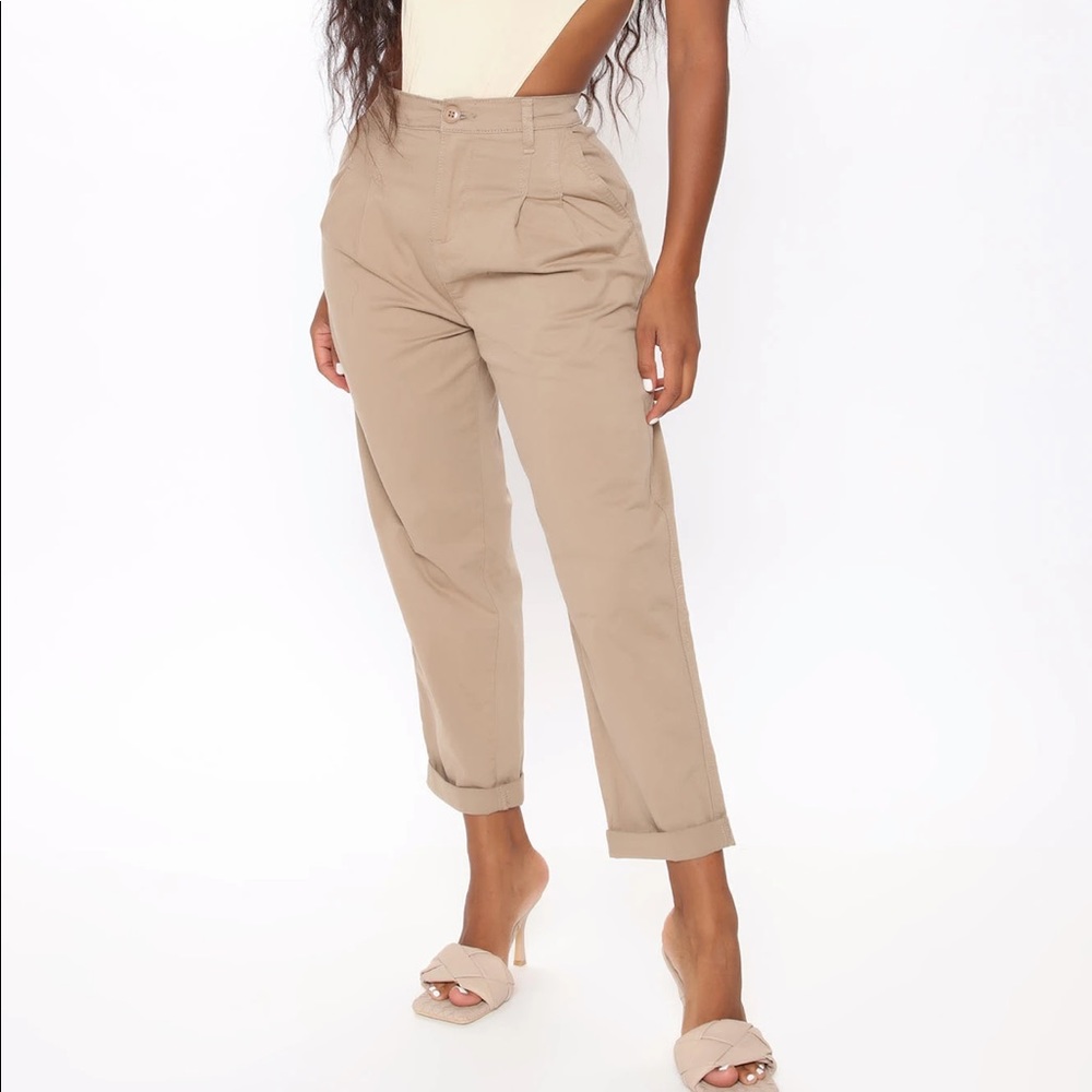 Fashion Nova “It’s Cuff Out Here Mom Trouser”